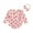 Watermelon Red, variant on Suealasg Infant Girl Fall Onesie Bodysuits Baby Valentine's Day Clothes 3M 6M 12M 18M Newborn Long Sleeve Heart Print Button Jumpsuits for Boys Girls Headband