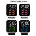 thumbnail image 5 of JOGZMZ Multifunctional Digital Clock Smart Digital Alarm Clocks with LED Screen Display, Temperature, Date, Rechargeable Can Be Hung or Stand Use Wall Clocks, 5 of 6