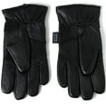 thumbnail image 7 of Alpine Swiss Mens Gloves Dressy Genuine Leather Warm Thermal Lined Wrist Strap, 7 of 7