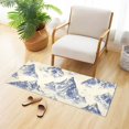 thumbnail image 5 of Blue Mountain Pattern 39x20" Bath Mat Carpet, Absorbent and Non-Slip for Kitchen or Bathroom, Quick-Drying, 5 of 8