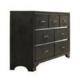 thumbnail image 7 of ACME Carine 7 Drawer Wooden Dresser in Gray, 7 of 7