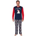 thumbnail image 3 of Let It Snow Polar Bear Matching Family Christmas Pajamas With Dog, Holiday PJs, Plus Sizes, With Pockets, 3 of 7