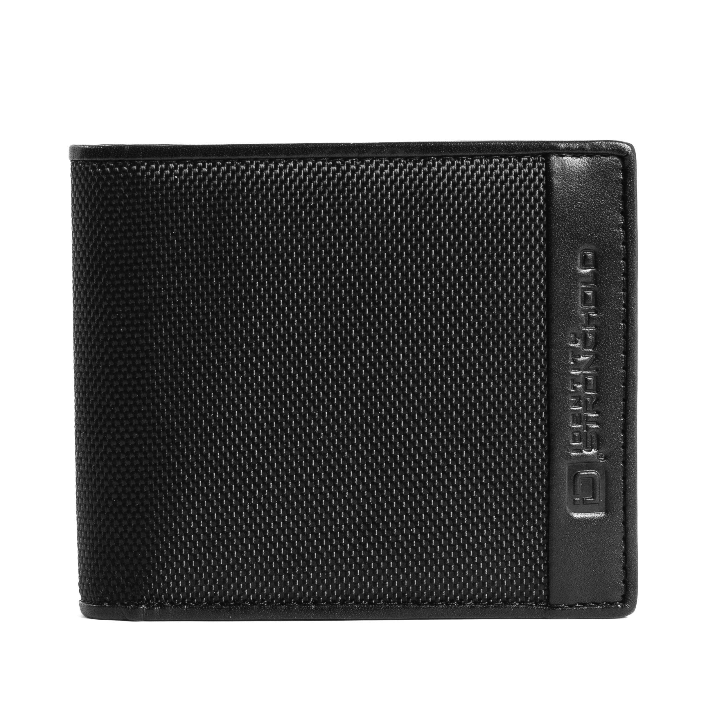 RFID Wallet Slim 7 Slot Bifold With ID by Identity Stronghold - RFID Blocking Wallets for Men - Black