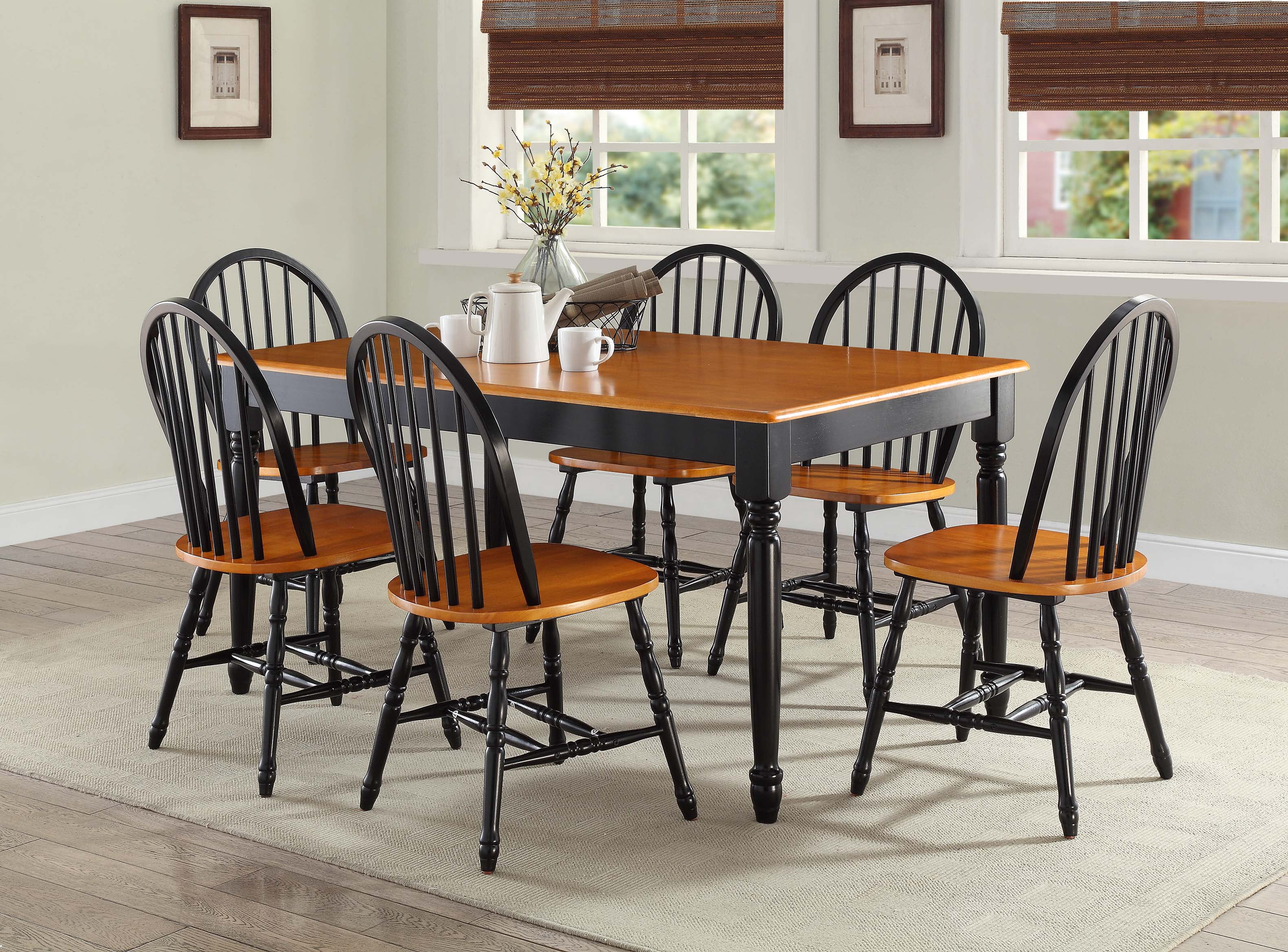 Better Homes And Gardens Autumn Lane 9 Piece Dining Set Walmart for Lane Dining Room Furniture