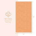 thumbnail image 3 of American Soft Linen Luxury 40x80 Oversized Bath Sheet, 100% Cotton XL Turkish Bath Sheet Towel, Malibu Peach, 3 of 10