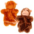 thumbnail image 3 of Shisuyan 2Pcs Monkey Hand Puppet Decorative Hand Puppet Hand Toy Lifelike Hand Toy, 3 of 8