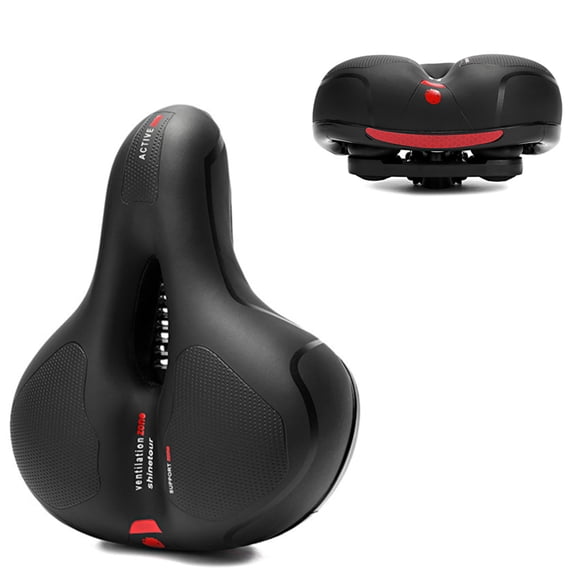 EIMELI Mountain Bike Dual Shock Absorption Seat Waterproof Replacement Cushion Soft Bicycle Saddle Pad With Memory Foam In Sport Outside