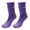 Purple, variant on Crew Socks for Women, Comdrip Socks Solid Color Crew Socks Colorful Lightweight Cotton Athletic Socks Long Socks for Women Black One Size