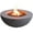 Gray -Natural Gas, variant on Elementi Liquified Petroleum Lunar Bowl Fire Pit w/ Auto Ignition