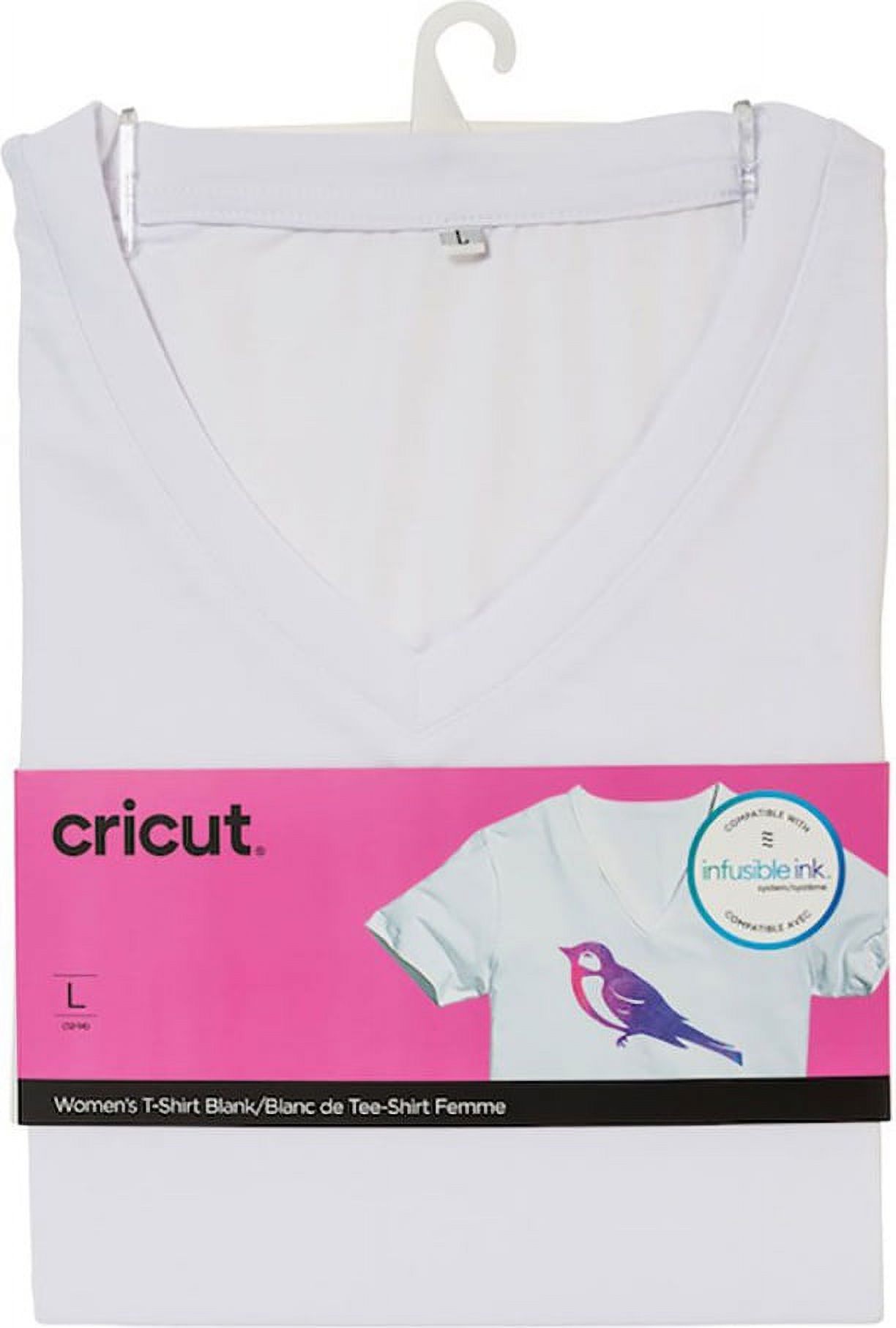 Cricut - T-shirt - L - size: 8/10 - white