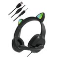 thumbnail image 5 of Over Ear Auricures con cable Auricures Luz LED Ligero para juegos de computadora Enseñanza en línea negro, 5 of 5