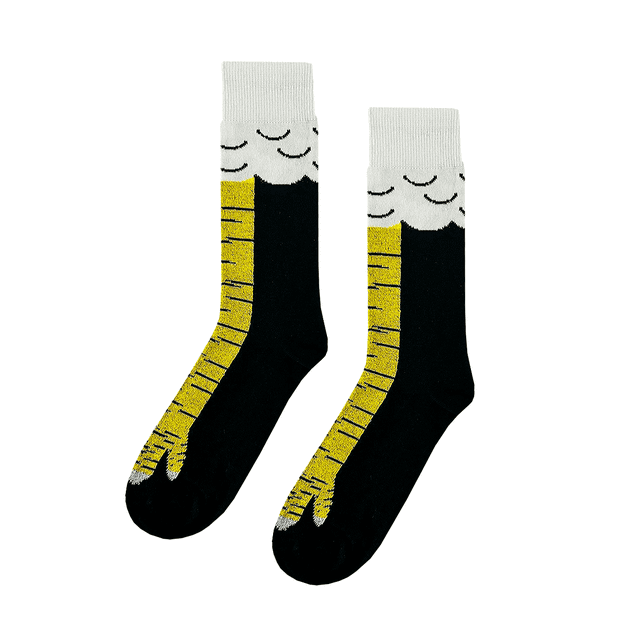 Calcetines De Pata De Gallo Divertidos Moda