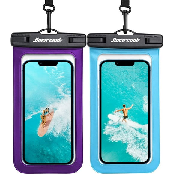 Funda impermeable para teléfono Hiearcool Universal para iPhone Samsung