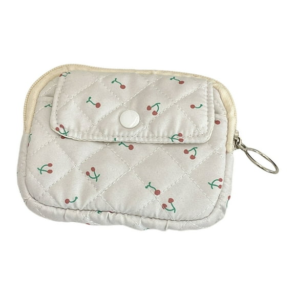 Small Storage Bag Change Purse Money Bag Floral Wallet Coin Purse for Woman