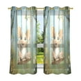 thumbnail image 6 of Yayeee Window Curtains Set of 2 for Living Room Light Filtering 63"x42", Mouse Swing, 6 of 7