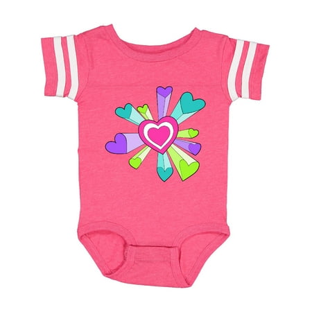 

Inktastic Heart Explosion for Valentines Day Gift Baby Boy or Baby Girl Bodysuit