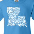 thumbnail image 4 of Inktastic Louisiana Silhouette Mandala Youth T-Shirt, 4 of 5
