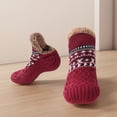 thumbnail image 1 of Hombres Mujeres Invierno Control de interiores Calcetines Caquetas sin deslizamiento Calcetines Fuzzy Socks Barmed dormitorio para dormir Soft para Navidad, 1 of 8