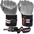 thumbnail image 3 of MRX Weight Lifting Wrist Wraps GYM Training Straps Wrist Support While Lifting Crossfit Wrap 18 Inches Long 1 Pr Pink, 3 of 3