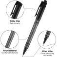 thumbnail image 4 of Black Drawing Pens, 12 Pack Black dual tip Permanent Markers Set, Fine & Ultra Fine Tip, Dual Tip Fineliners Pens for Art Drawing Sketching Writing Marking, 4 of 6