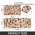 thumbnail image 7 of Pioneer Flower Floral Print Pattern Kitchen Rugs Sets Of 2,Anti Fatigue Kitchen Mat Rugs Non Slip Washable,Decorative Kitchen Floor Mats for Kitchen,Sink,Laundry,17"x30"+17"x47", 7 of 7