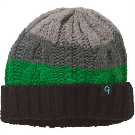 Cold Front Boy's Striped Cuff Beanie