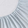 thumbnail image 5 of Eddie Bauer Ticking Stripe Navy Cotton Percale King Sheet Set, 5 of 8
