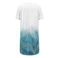 thumbnail image 5 of Spring Tunic Blouses for Women, V-neck Short Sleeve Tops, Plus Sized Casual Long T-shirt with Pockets, 5 of 5
