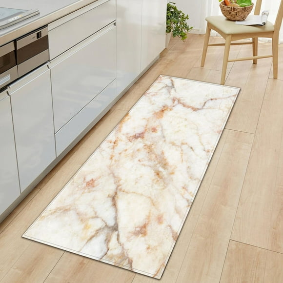 Marble Floor Mat, Door s Bathroom Floor for Bedroom Indoor Laundry Brown