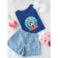 thumbnail image 3 of Happy Assumption Of Mary Cute T-Shirt Juniors -Image by Shutterstock,  Medium, 3 of 4