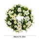 thumbnail image 3 of Flor artificial de coronas de puertas de primavera y verano - Corona floral de plástico multicolor de 15,35 pulgadas para decoración de paredes interiores y exteriores • Follaje y bayas realistas, 3 of 6