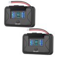 thumbnail image 1 of Adaptador de carga Hapytrip, paquete de 2, 78 W, 4 puertos USB, 12 V, PD, QC3.0, 1 of 8