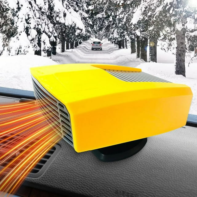 Birdeem Portable Car Heater and Defroster,24V/12V 180W 2-In-1 Windshield Demister with Fast Heating for All Vehicles,Compact Dashboard Fan for Year-Round Use