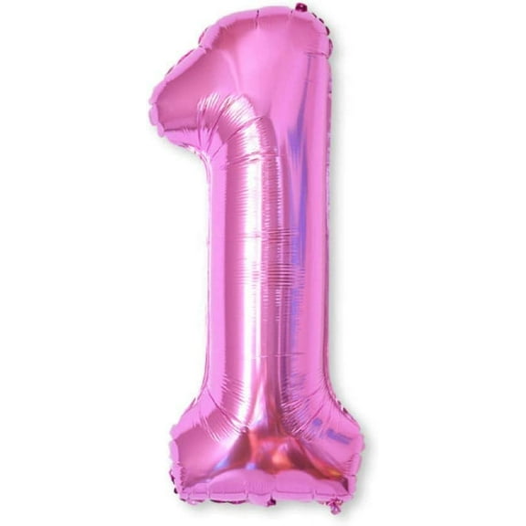 40in Pink Foil Number Balloon - Perfect for Celebrations