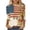Multicolor#04, variant on Plus Size 3/4 Length Sleeve Womens Tops Funny American Flag 4th of July Shirts Stars Stripes Patriotic Tshirts Trendy Holiday USA Flag Tunic Blouses Multicolor#01 S