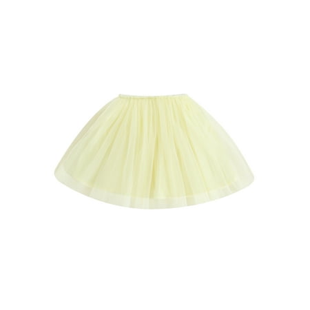 

Hirigin Mini Tulle Skirt with Elastic Waistband for Girls
