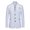 White, variant on IROINNID Men's Formal Suit Dress Jacket Slim Fitted Long Sleeve Blazer Business Jacket,Navy