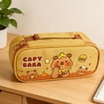 thumbnail image 6 of KTFgvq Large Capacity Pencil Case, Multi-Functional Stationery Bag for, Cute High-Appearance Pen Box, Keeps Supplies Organized, 8.27", 6 of 7