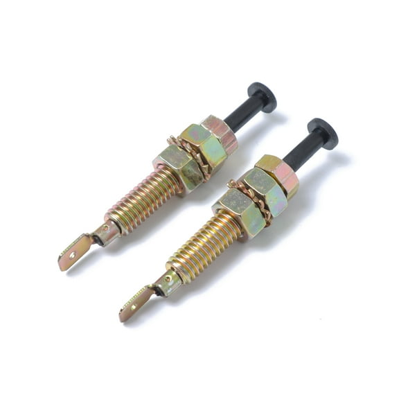 Worgeous Trucks Hood Pin Switch Silver Metal 4 Pcs for Car Truck SUV