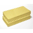 thumbnail image 4 of Bacati Ikat Yellow Dots Muslin Crib Sheets 2 pc Pack, 4 of 8