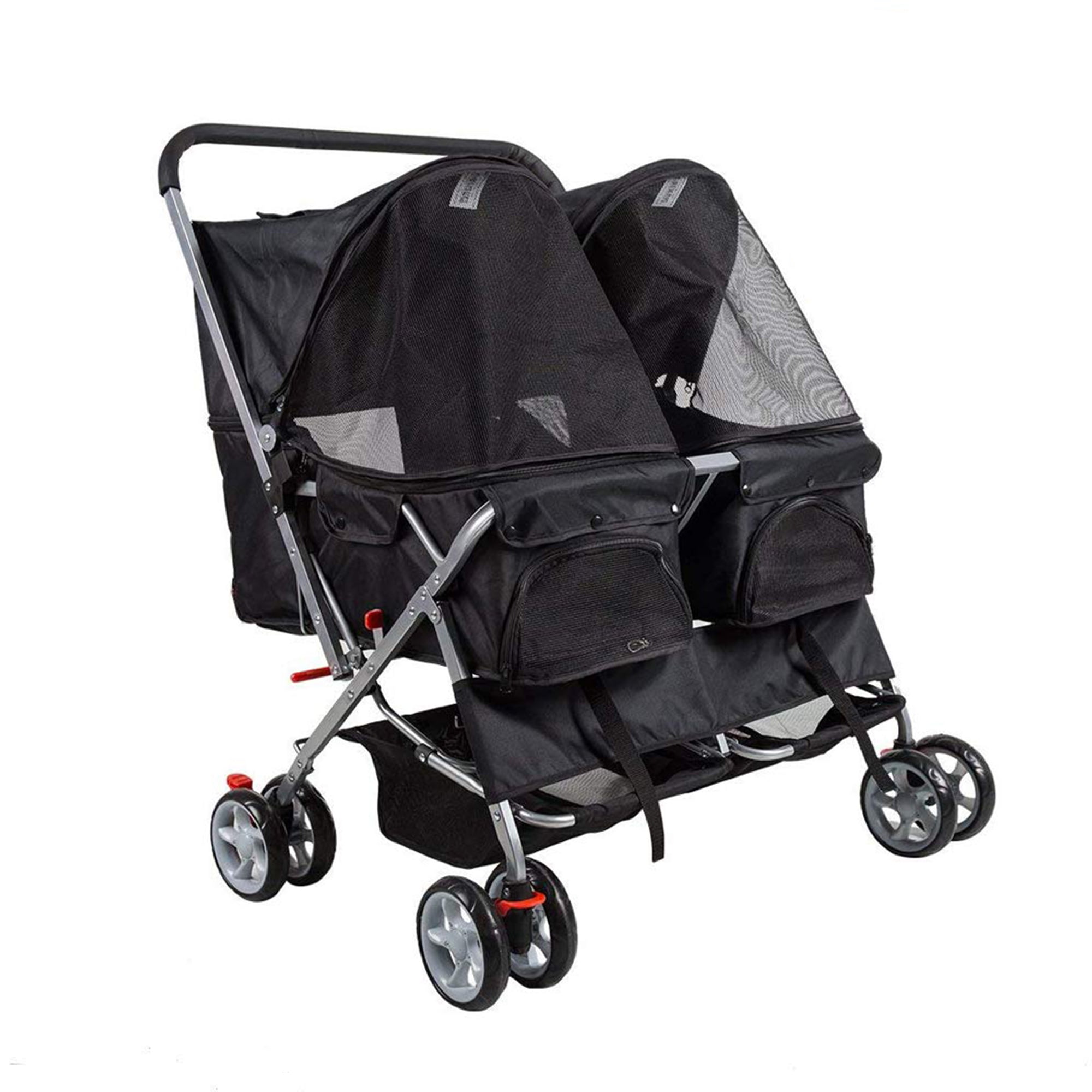 double dog stroller walmart