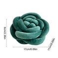 thumbnail image 3 of OAVQHLG3B Knot Pillow Ball, Soft 3D Flower Shaped Pillows Knotted Plush Throw Pillow Home Decorative Throw Pillows for Couch Sofa Bed Square Cushion Decor Pillows, 3 of 6