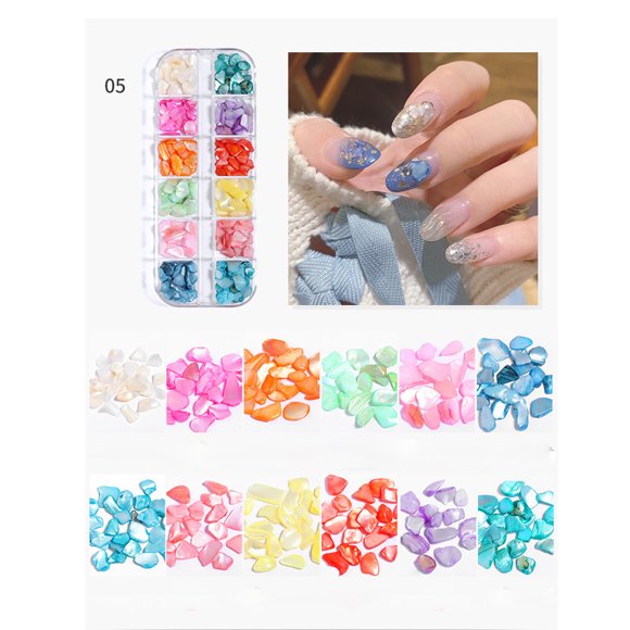 Xihbxyly Polvo de Manicura Degradado con Efecto Brillante para Uñas, Esmalte de Uñas Diy, Extensión de Uñas Artísticas