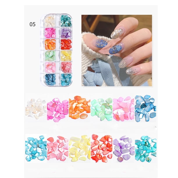 Xihbxyly Polvo de Manicura Degradado con Efecto Brillante para Uñas, Esmalte de Uñas Diy, Extensión de Uñas Artísticas