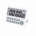 thumbnail image 1 of Temporizador de Cocina Digital, 10 Alarmas, Reloj Despertador Magnético con Vibración y Función Cuenta Regresiva 99 Horas, Mesa, 1 of 5
