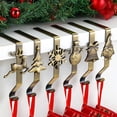 thumbnail image 1 of EcoNesxp For Mantel Christmas Stocking Hooks Stocking Holder for Mantel, 1 of 5