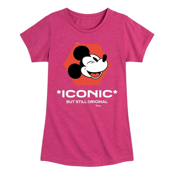 Disney - Mickey Mouse - Iconic But Still Original - Toddler & Youth Girls Short Sleeve Graphic T-Shirt