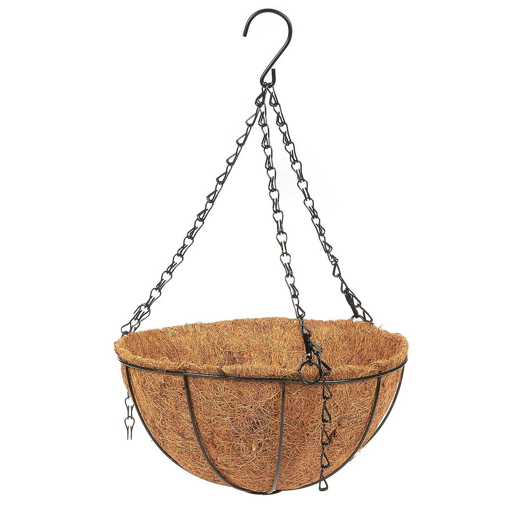 coir basket planter