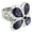amethyst, variant on Amethyst Natural Healing Band Ring, Solid 925 Sterling Silver Womens Designer Ring, Stacking Multi Stone Ring, Statement Ring, Elegant Ring, Mothers Day Gifts, February Birthstone Size 7