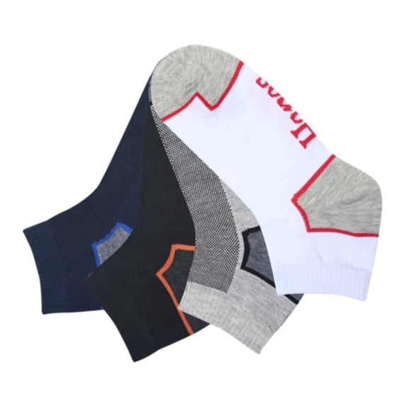 Tin Hanes para Hombre, Diseño Liso Multicolor 4 Pares Unitalla